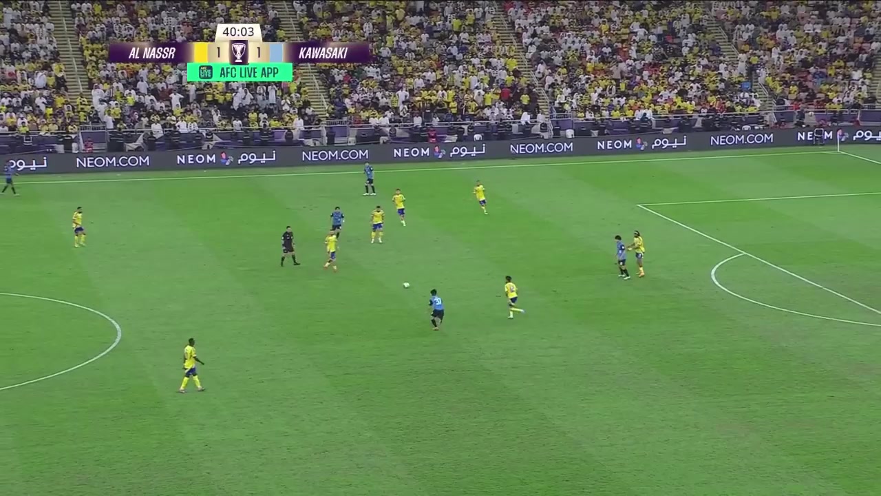 胜利1-2落后川崎胜利后防连续失误大关友翔补射破门