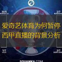爱奇艺体育为何暂停西甲直播的背景分析